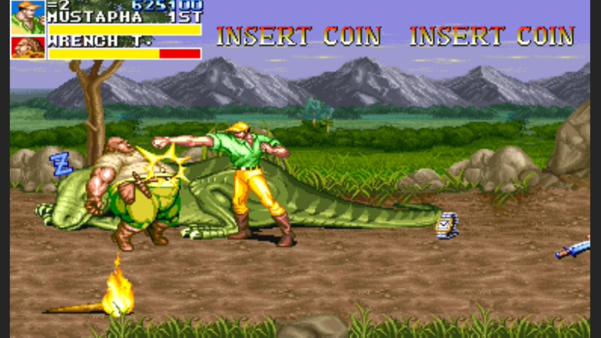 恐龙快打黄帽超炫一命通关