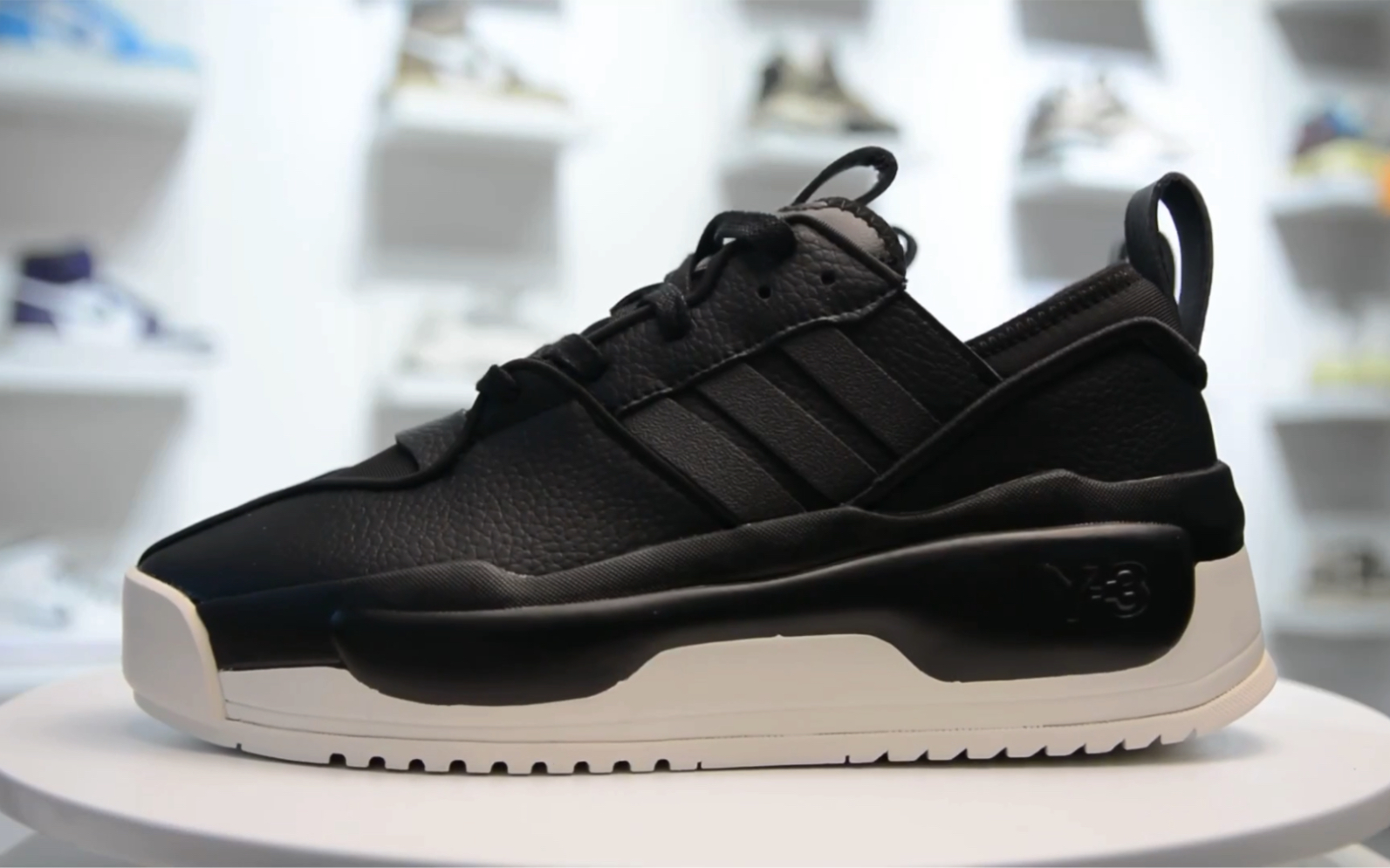 【独家实拍】y-3 rivalry 生活休闲鞋 黑色