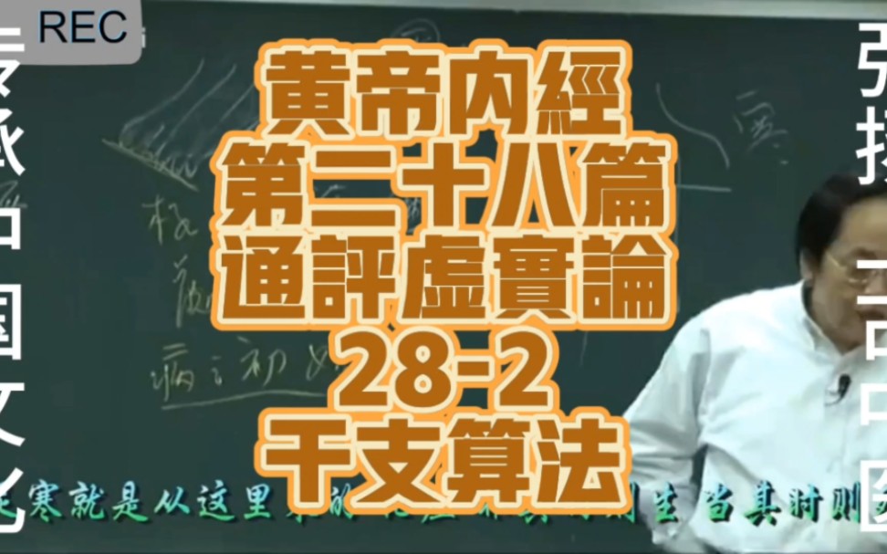 《人纪》黄帝内经第二十八篇通评虚实论282干支算法哔哩哔哩bilibili