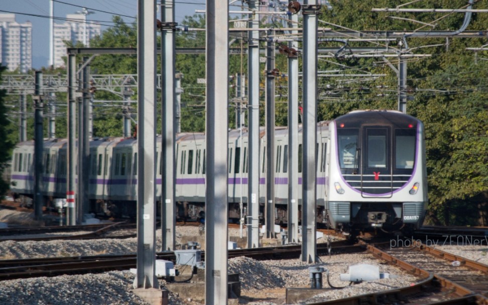 【广州地铁】广州地铁2号线嘉禾车辆段出库车a4型电客车公园前站下行