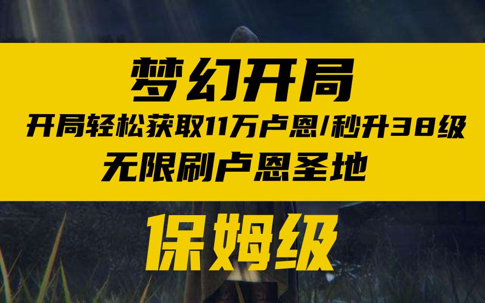 [图]艾尔登法环-开局新手萌新最快最简单刷卢恩升级方法，可以升级到38级整合版