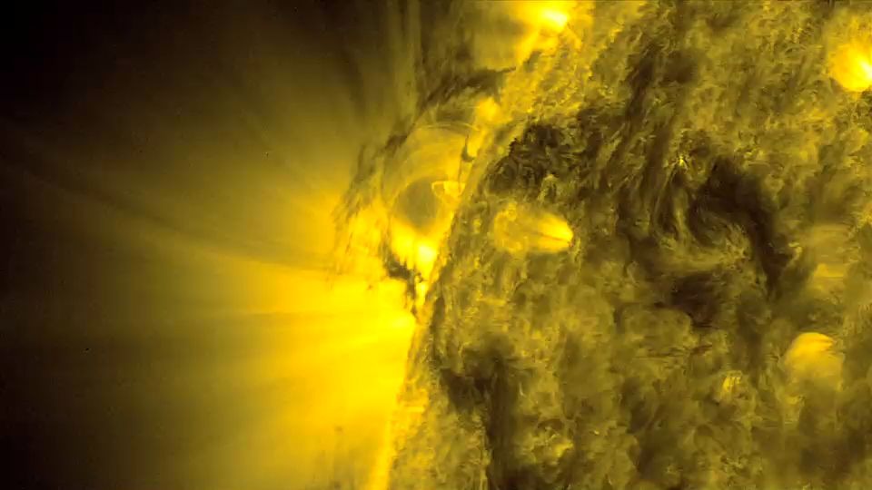 太阳上的龙卷风