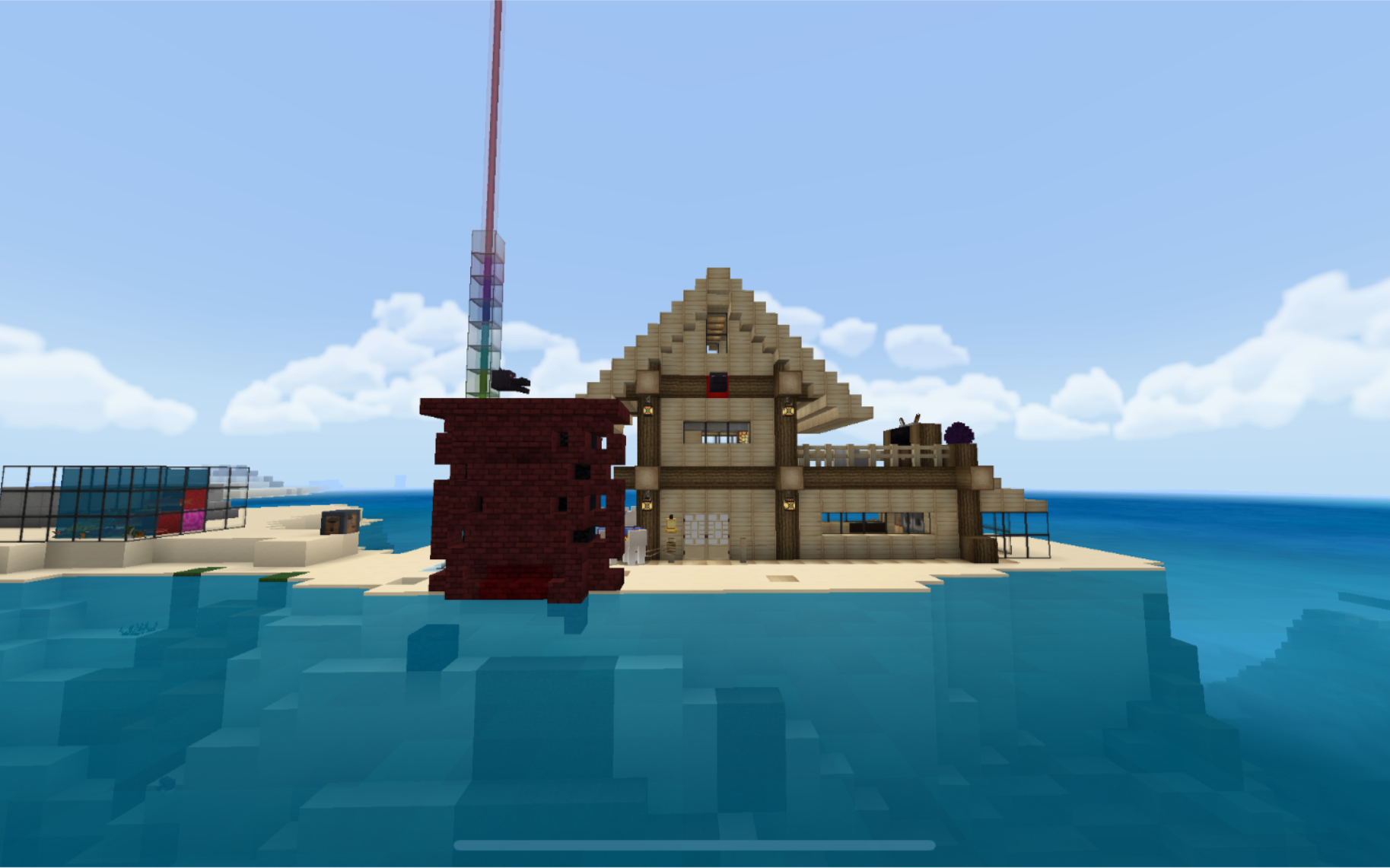 我的世界海滩别墅