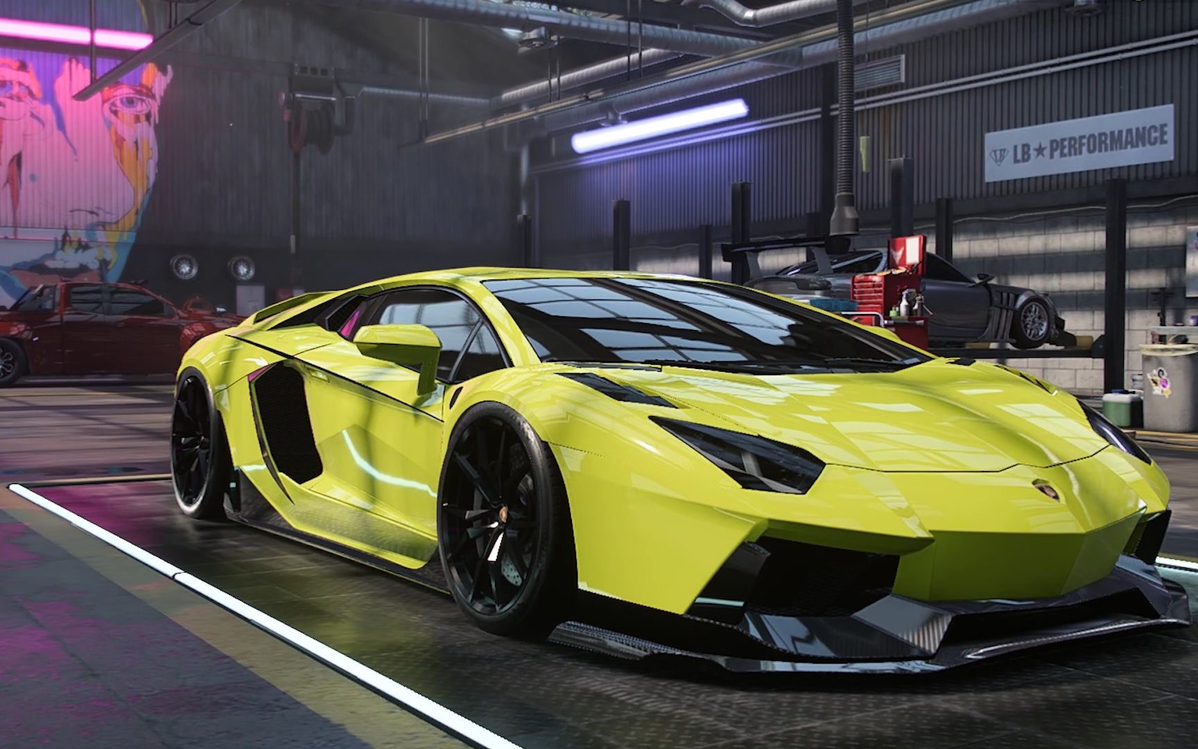 极品飞车21兰博基尼aventadors这配色咋样咋还带翅膀