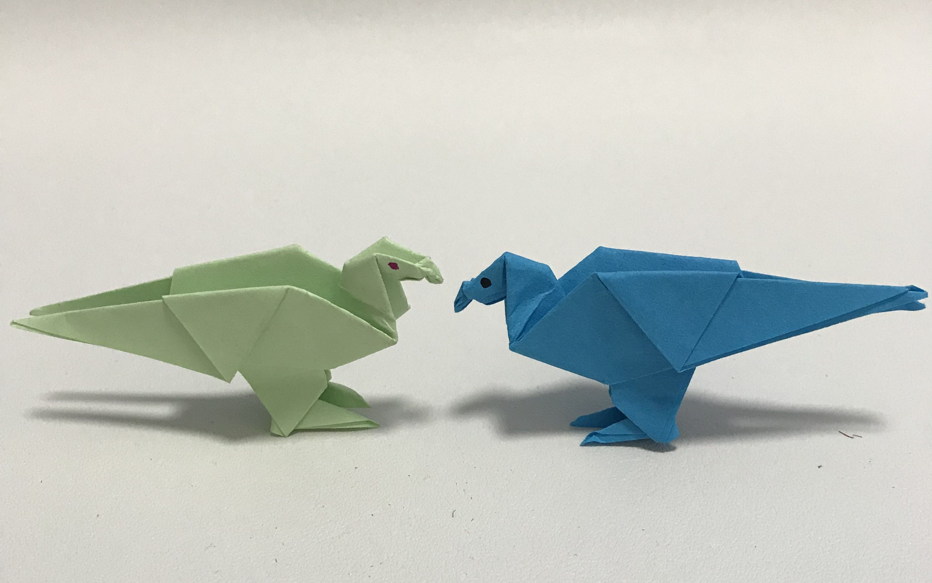 动物折纸:鸽子折纸