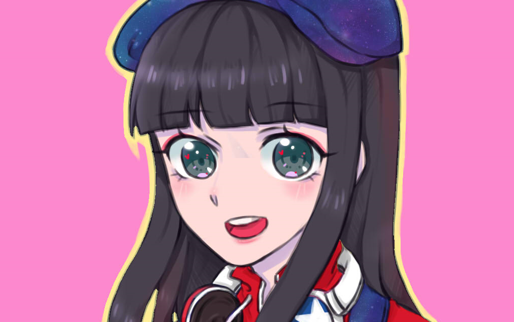 西马妮可小可爱!【五倍速上色过程】_哔哩哔哩_bilibili