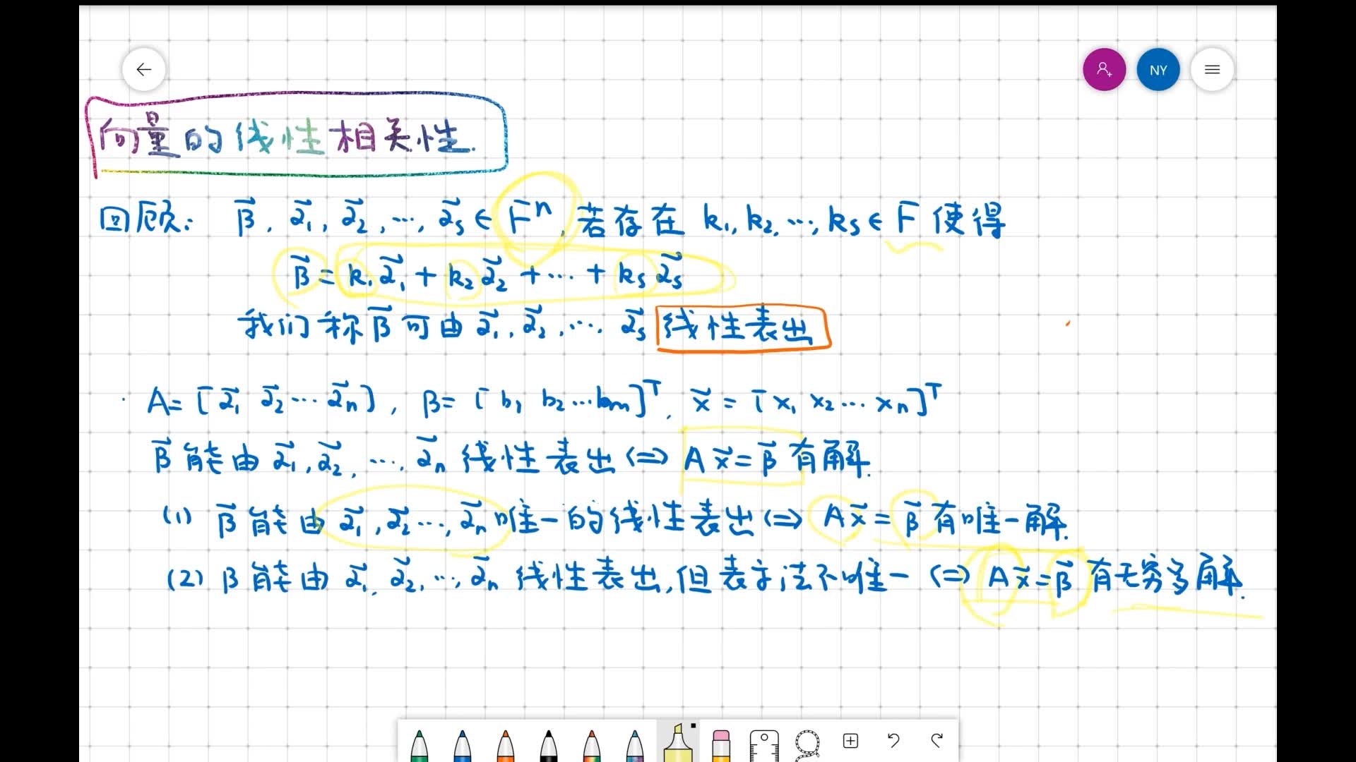 18.《线性代数》向量组的线性相关与线性无关哔哩哔哩bilibili