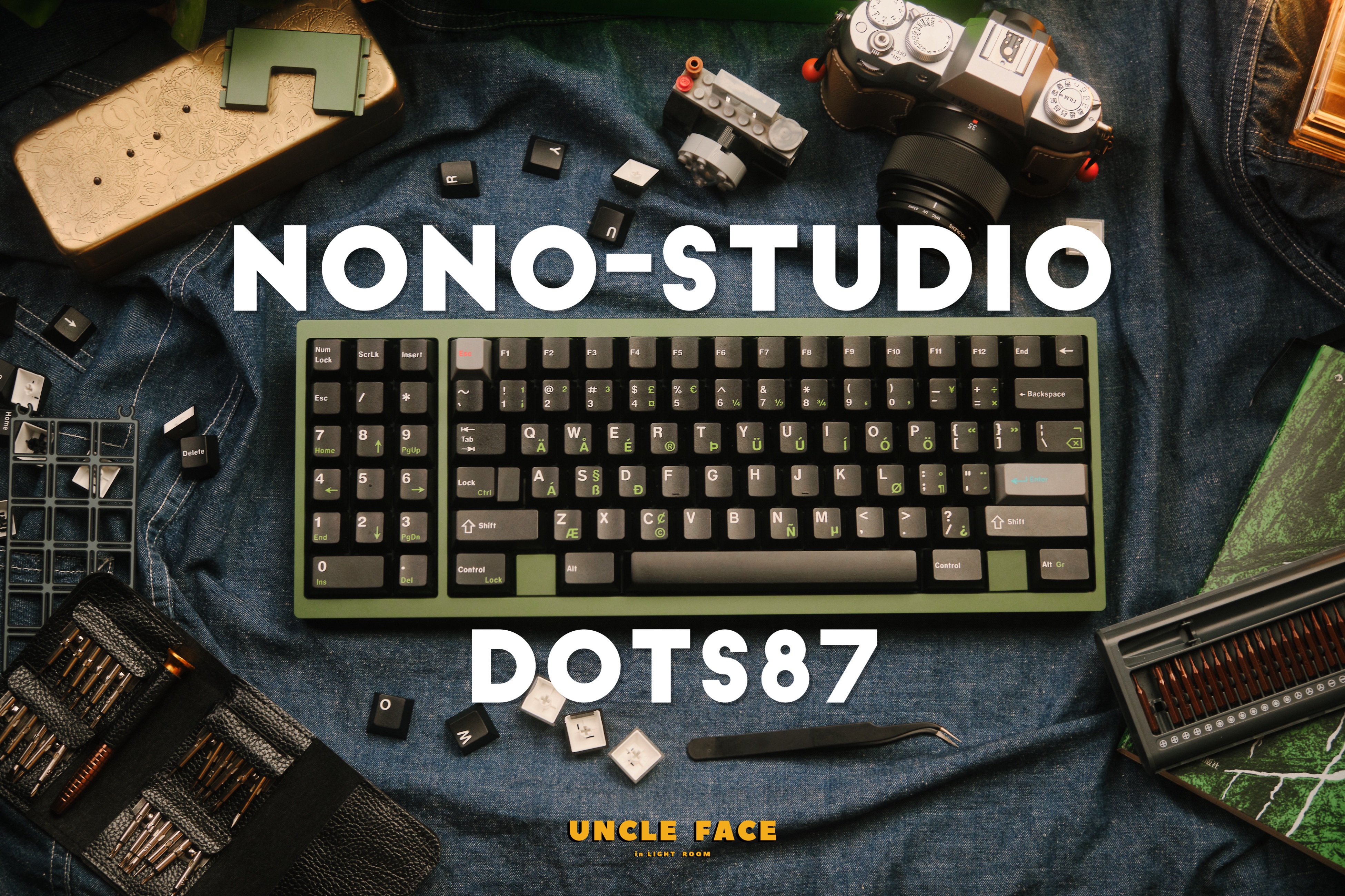 磁吸上盖+左右结构可换 | DOTS87  nono studio | JTK GP哔哩哔哩bilibili