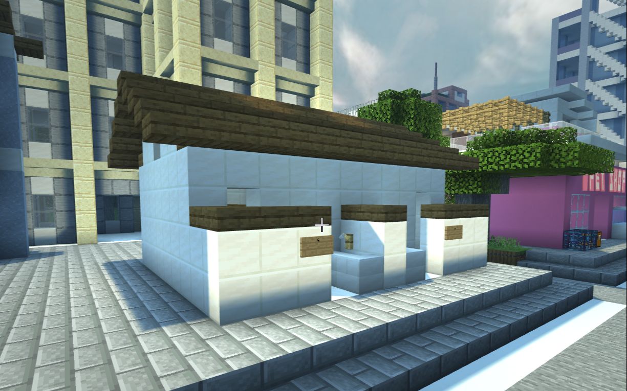 minecraft建造一个公共厕所