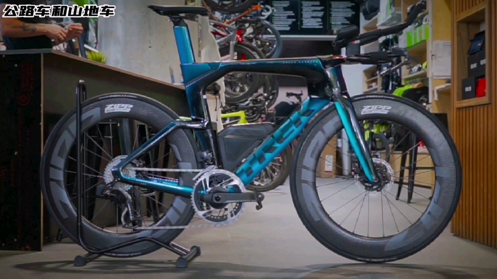 崔克trek speed concept铁三项公路车,顶级oclv800碳架气动一流_哔哩