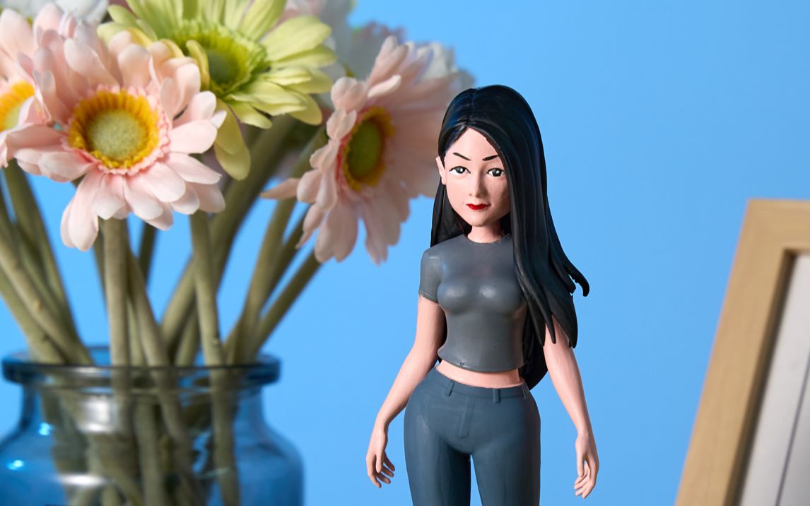 真人手办制作 依迪姆3d打印q版人物-yoyi