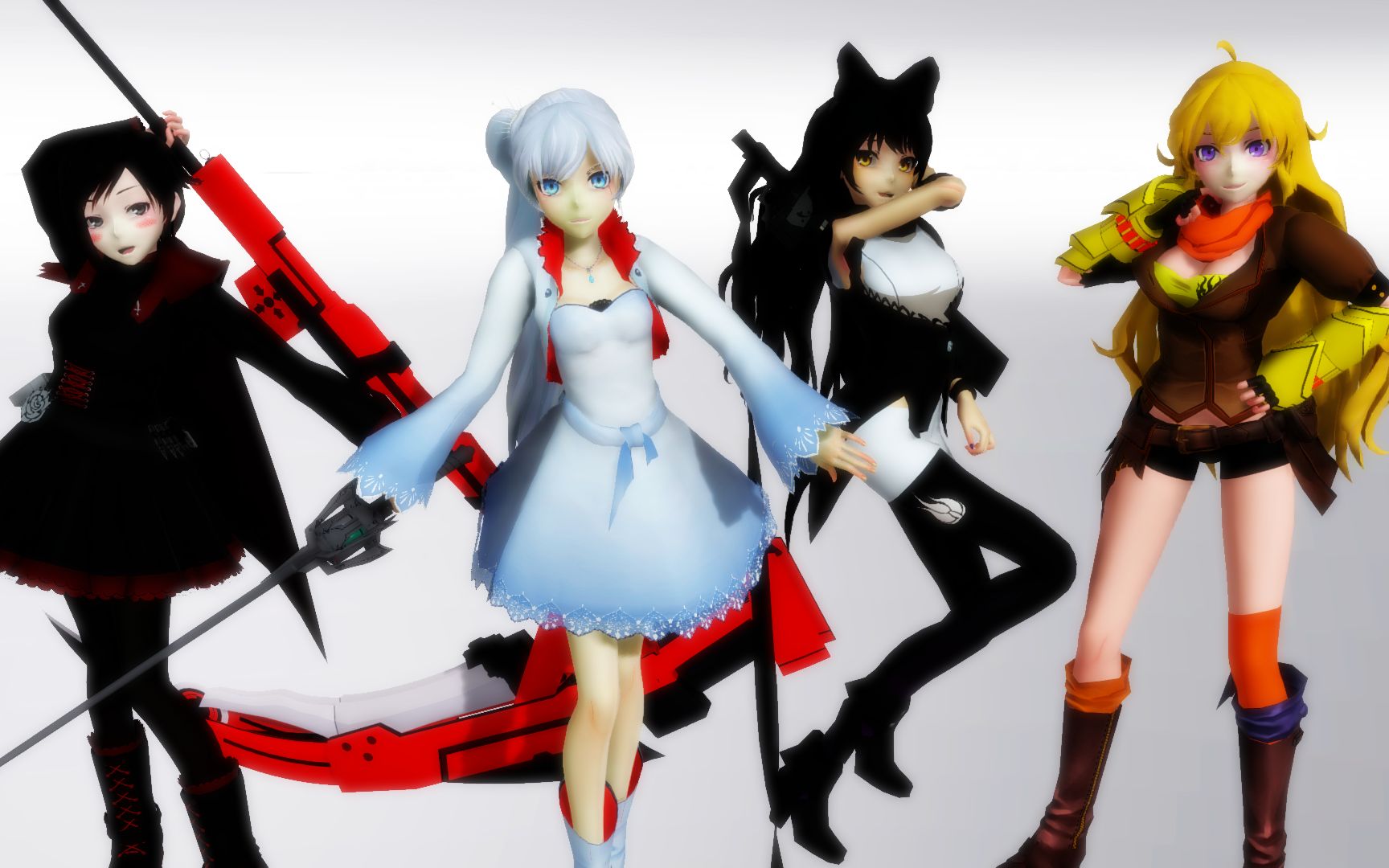 rwby四位妹子跳极乐净土快来围观