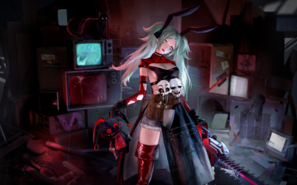 【无期迷途】温蒂链锯惊魂夜皮肤纯语音