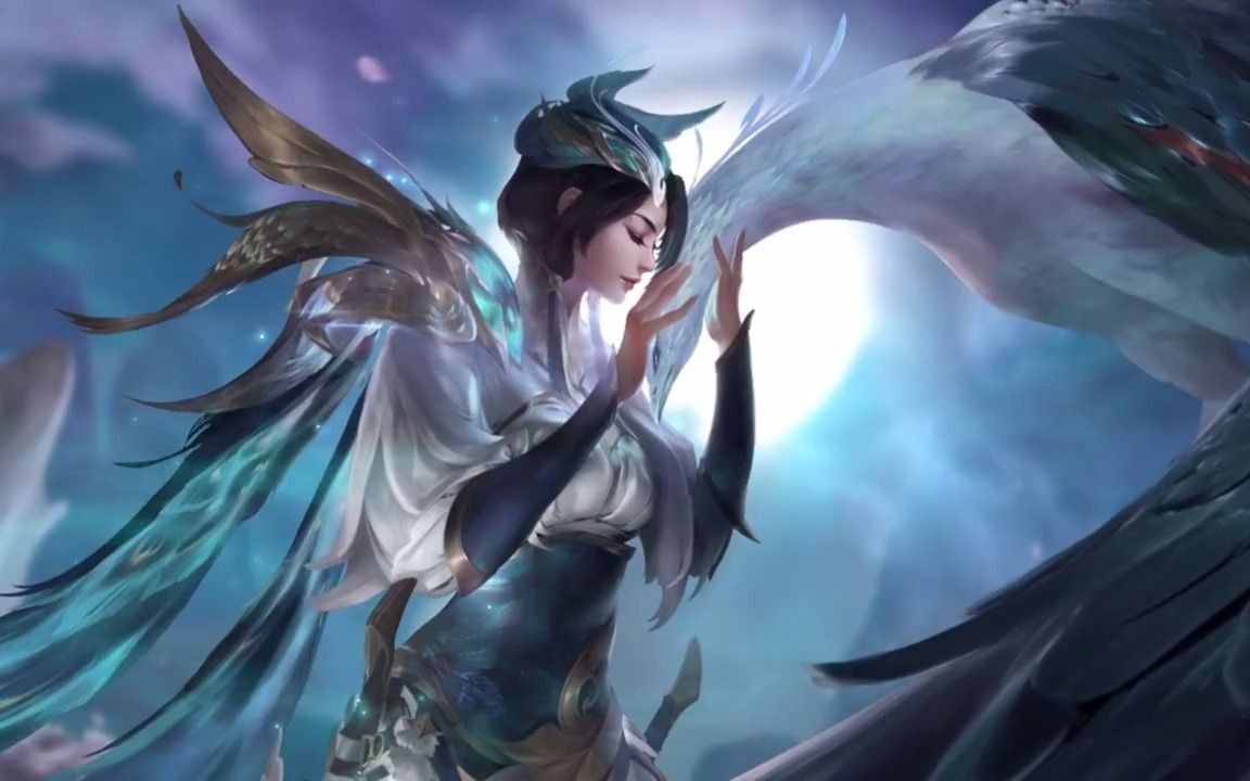 【考古】虞姬-云霓雀翎大厅界面