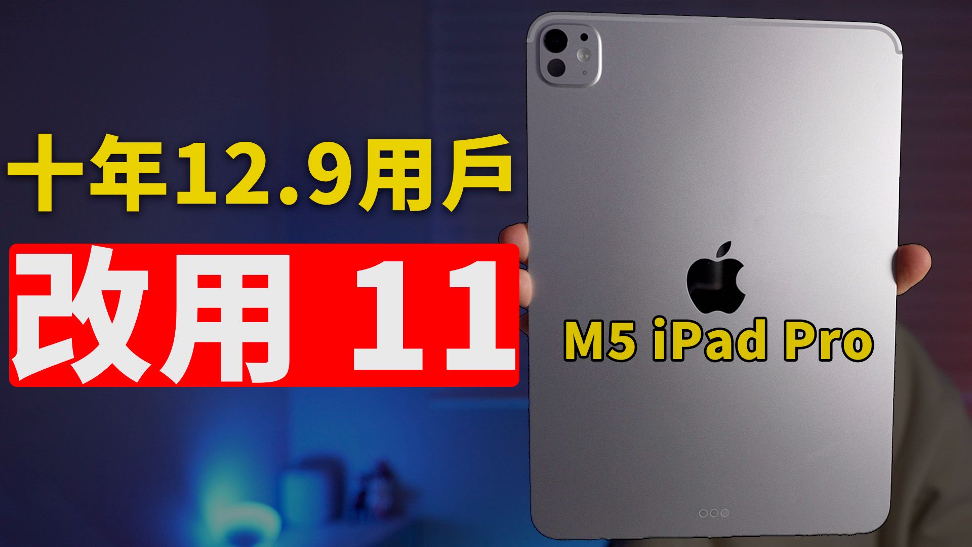【M5 iPad Pro】为什么我放弃12.9, 选择11+256GB? 10年iPad Pro用户真实感受 | 开箱评测 | 大耳朵TV