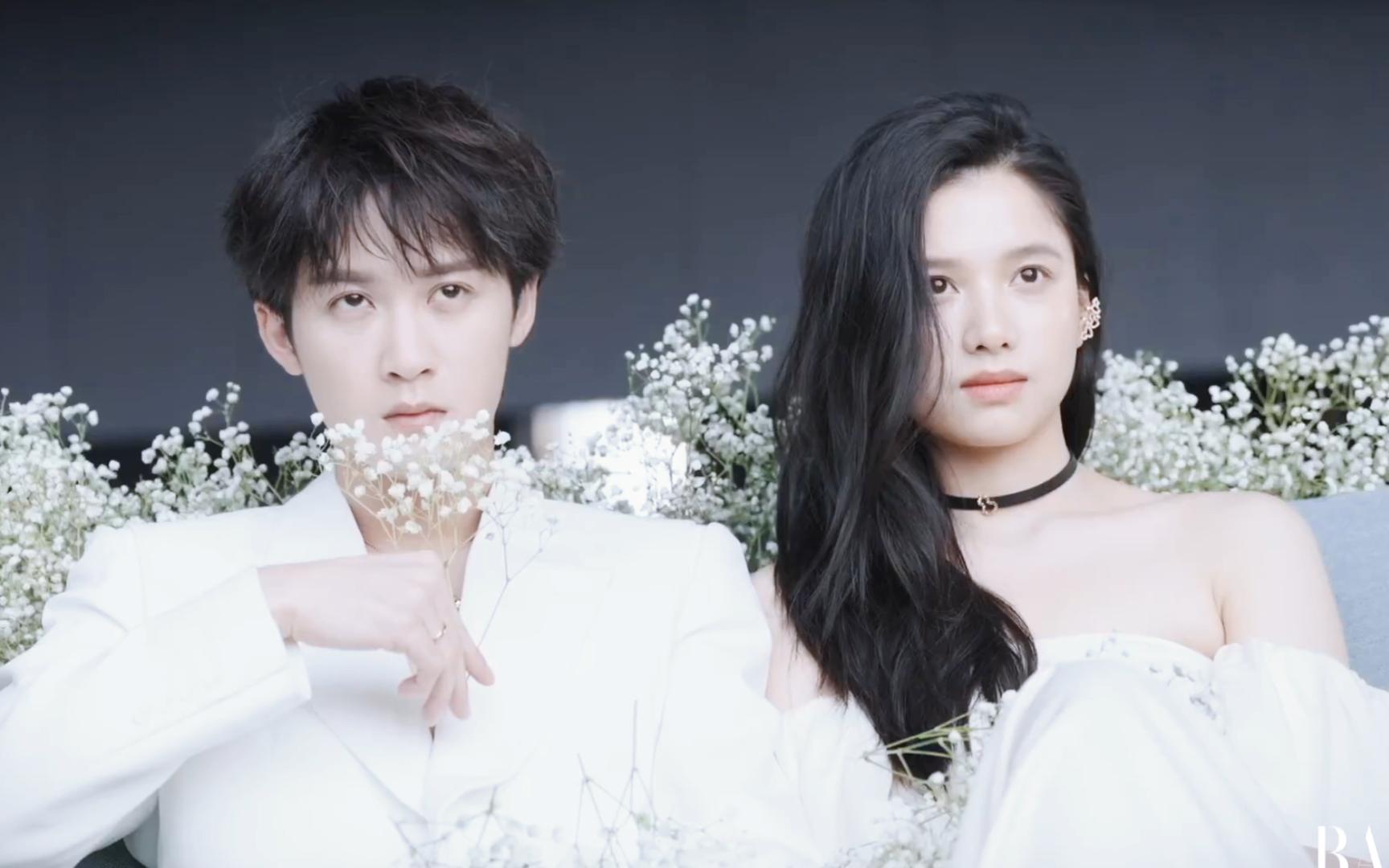 这俩也太养眼了!◎张婧仪x檀健次