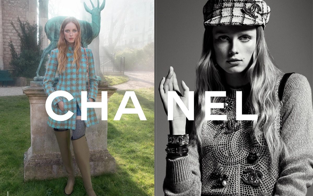 CHANEL 2022/23 FallWinter RTW Campaign | 香奈儿22/23秋冬成衣广告  Rianne Van Rompaey出镜哔哩哔哩bilibili