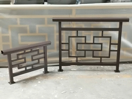 铝艺护栏围栏阳台栏杆铝合金别墅庭院大门中式仿古护栏室外