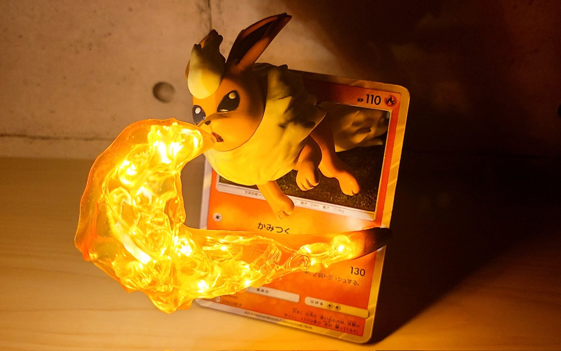 转载宝可梦粘土火伊布立体卡图