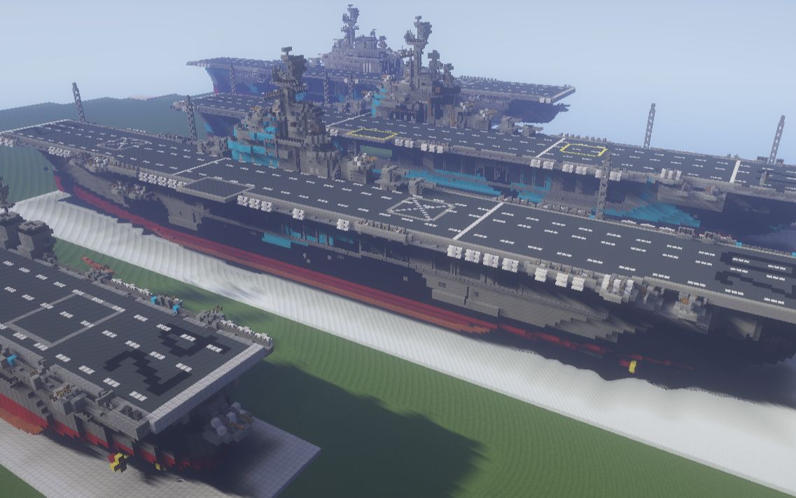 [minecraft]cv-20 bennington 埃塞克斯级本宁顿号 1:1