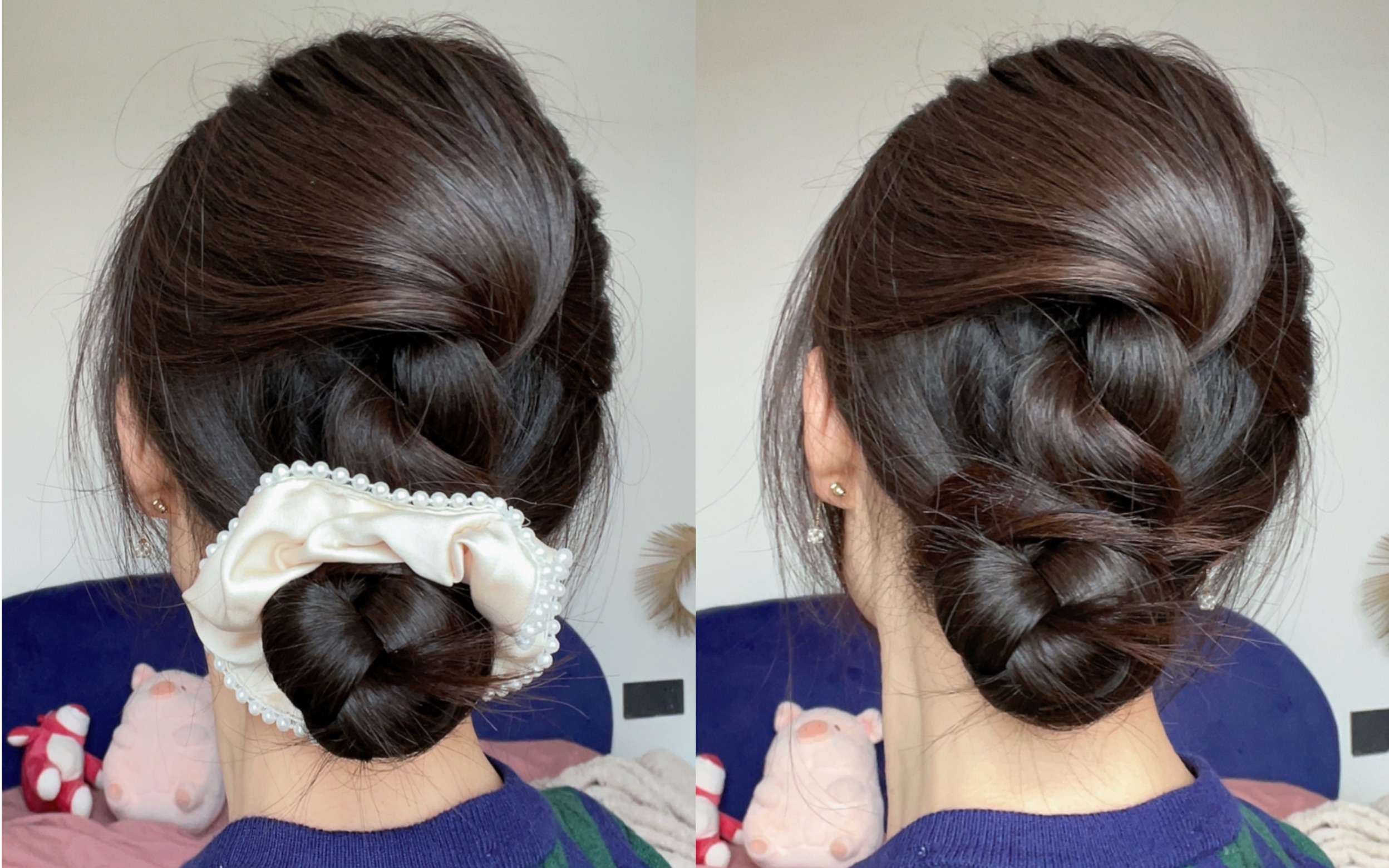 纹理感满满的丸子头6015后脑勺圆润饱满73