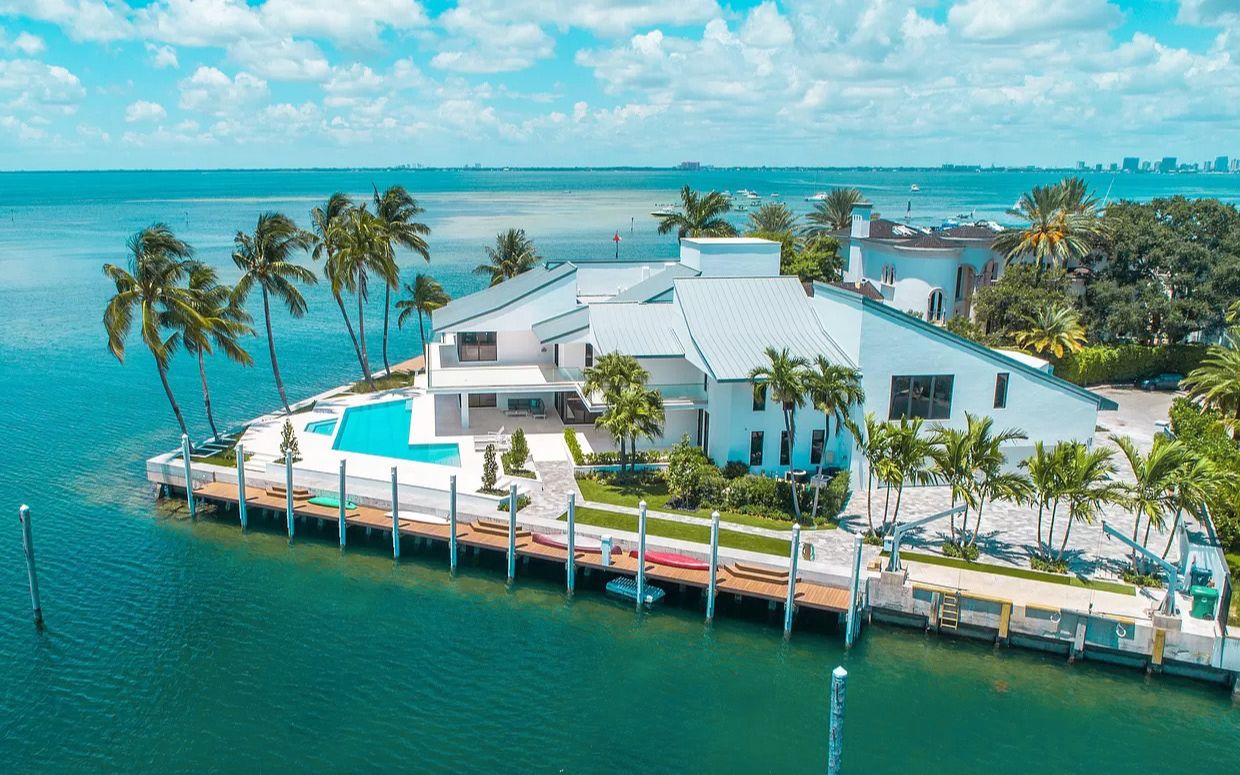 Luxury Home 4K / 迈阿密精美海景豪宅~28 Harbor Point, Key Biscayne(迈阿密 / 弗罗里达州)哔哩哔哩bilibili