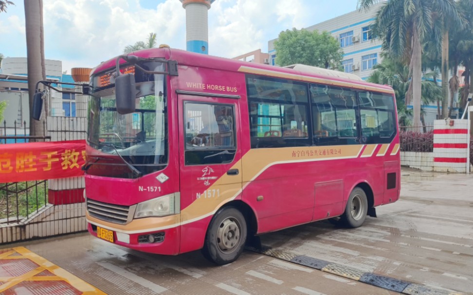 南宁白马公交116路(金桥站→自治区水牛研究所)全程pov