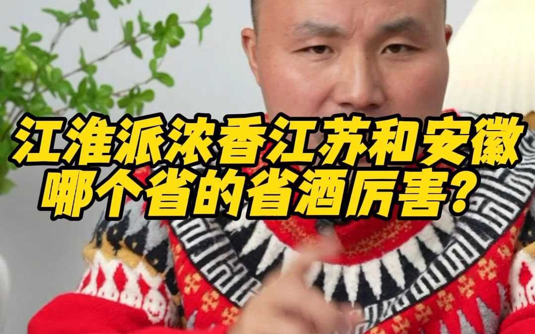 江淮派浓香江苏和安徽哪个省的省酒厉害?哔哩哔哩bilibili