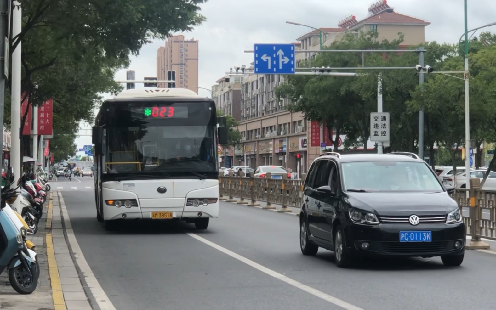 兴化公交23路zk6105hng2的一些走行片段