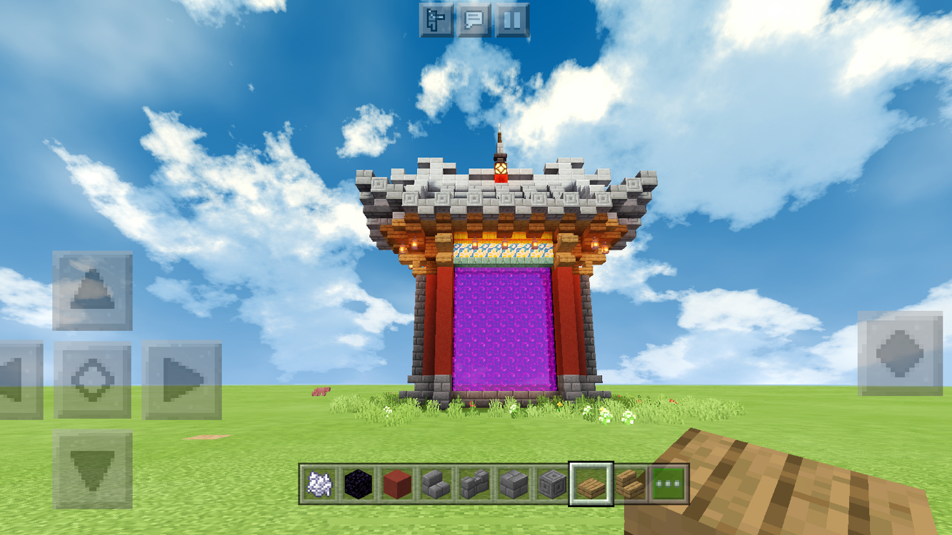mc建筑教程我的世界建筑古风下界传送门装饰