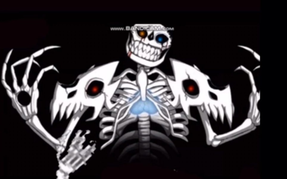 当ut角色看到极端sans的反应_哔哩哔哩_bilibili