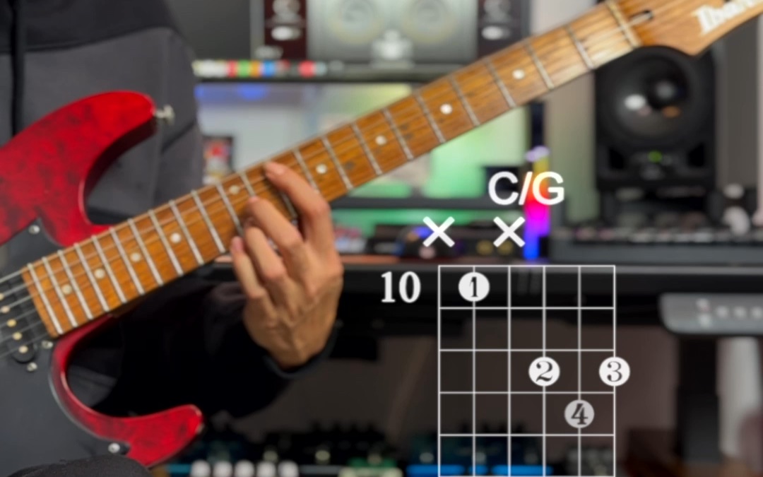 第二转位和弦指法图