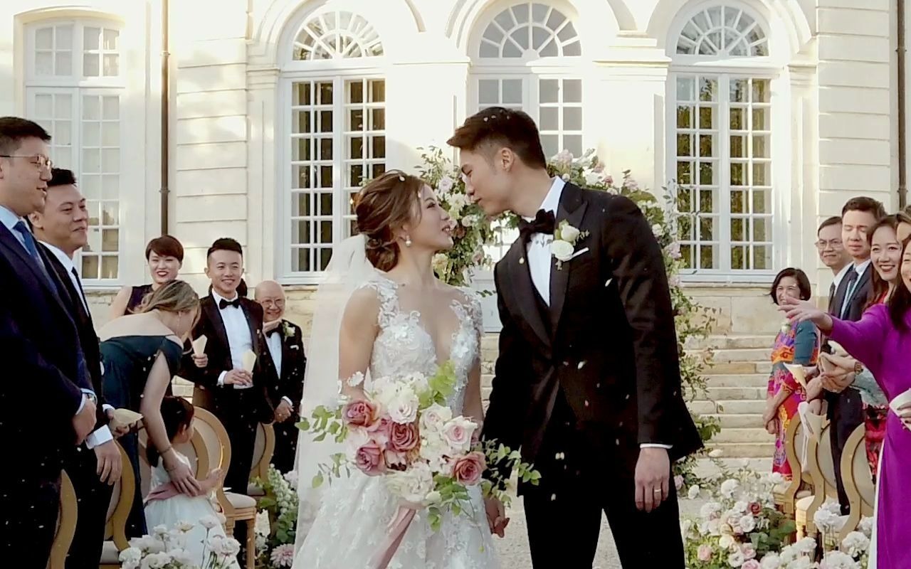 法国城堡chateaudugrandluce婚礼双机位婚礼回放婚礼快剪婚礼拍摄