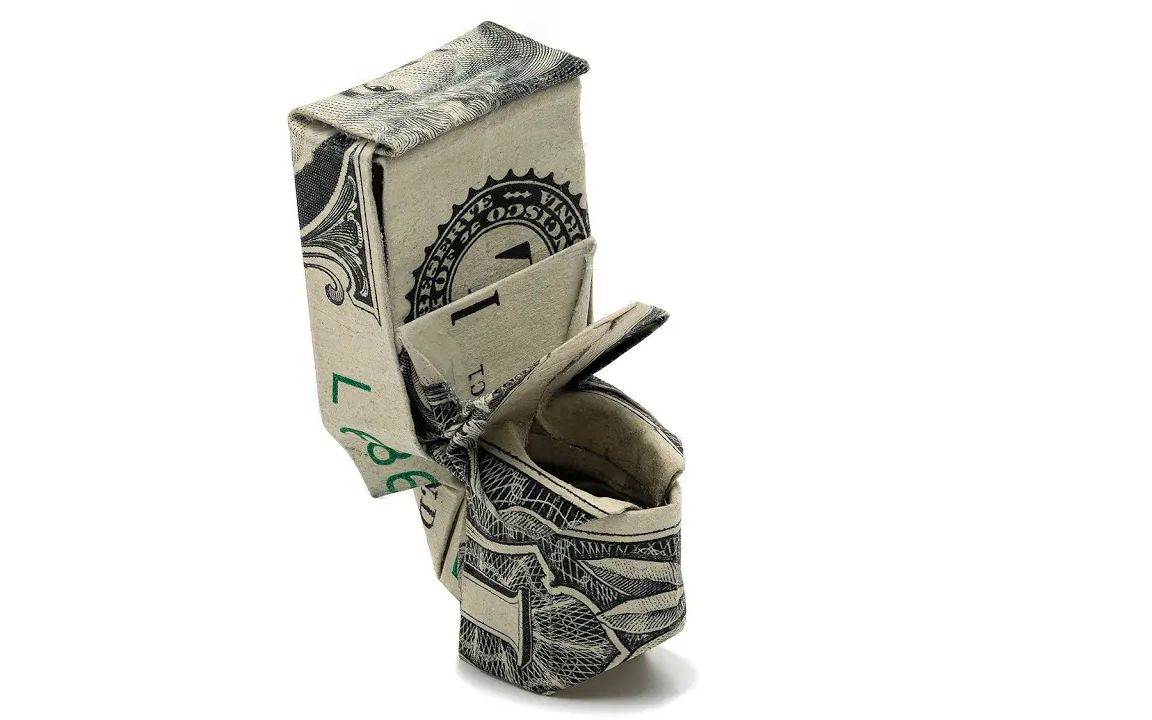 【mariano zavala】马桶纸币折纸教程dollar bill toilet origami