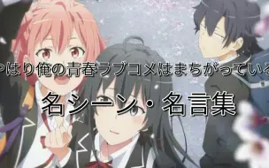 经典场景 名言集 果然我的青春恋爱喜剧是错误的 第一期 哔哩哔哩 つロ干杯 Bilibili