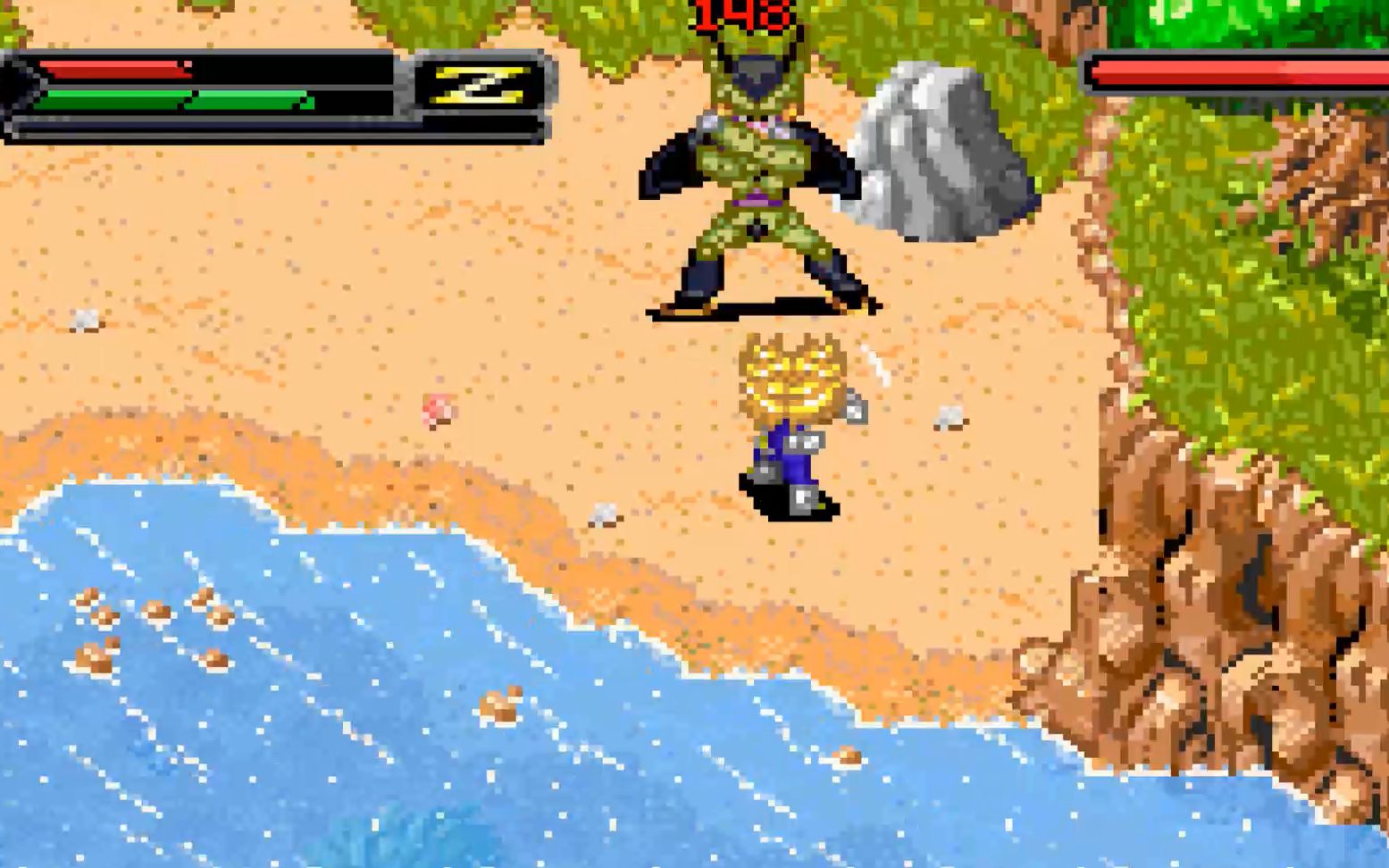 【gba悟空的遗产2】第八期 vs完全体沙鲁&半完全体沙鲁