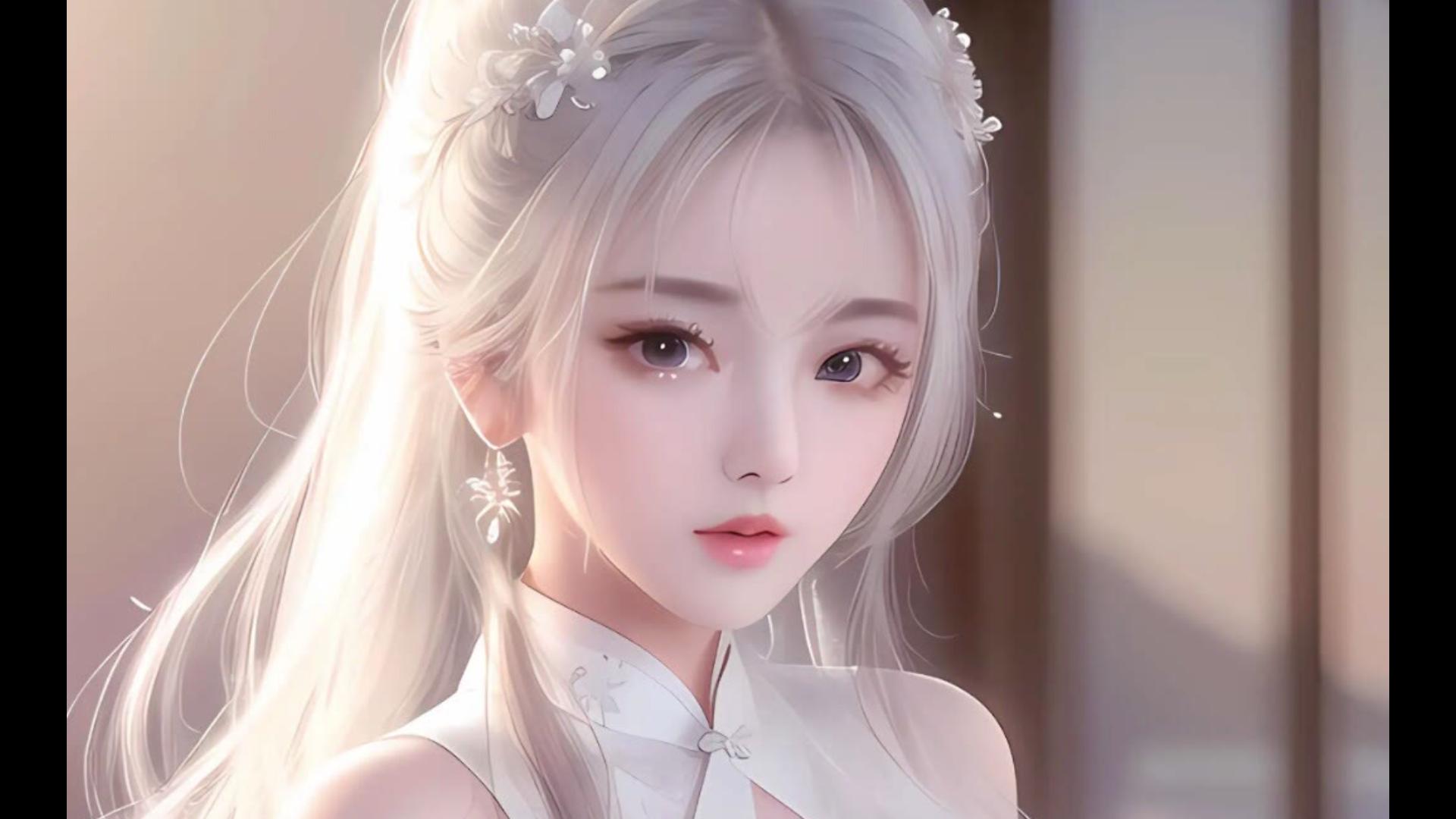 【ai美神欣赏】白色少女