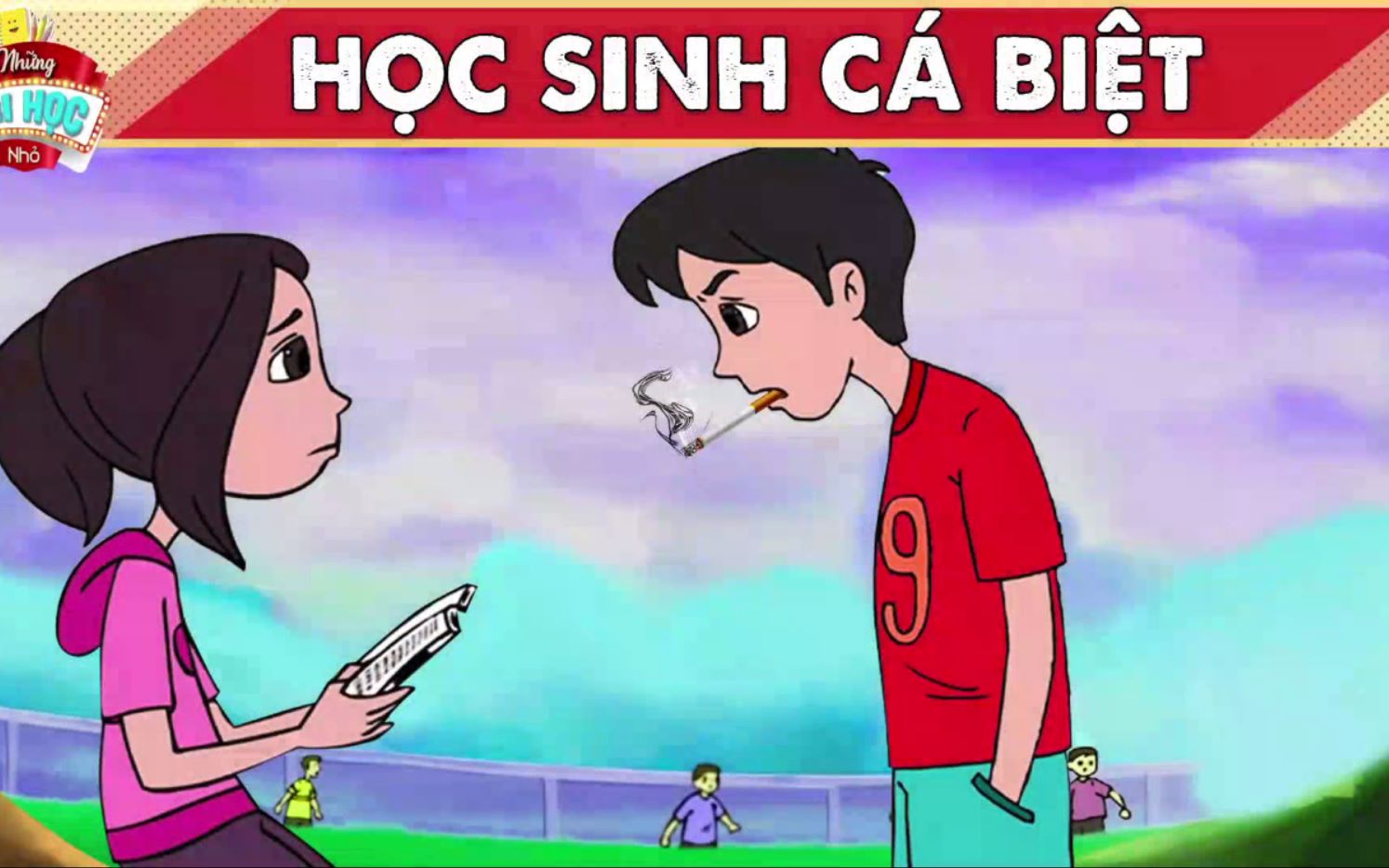 [图]越南语南部音小视频-HỌC SINH CÁ BIỆT （差生）- Phim Hoạt Hình - Truyện Cổ Tích Việt Nam