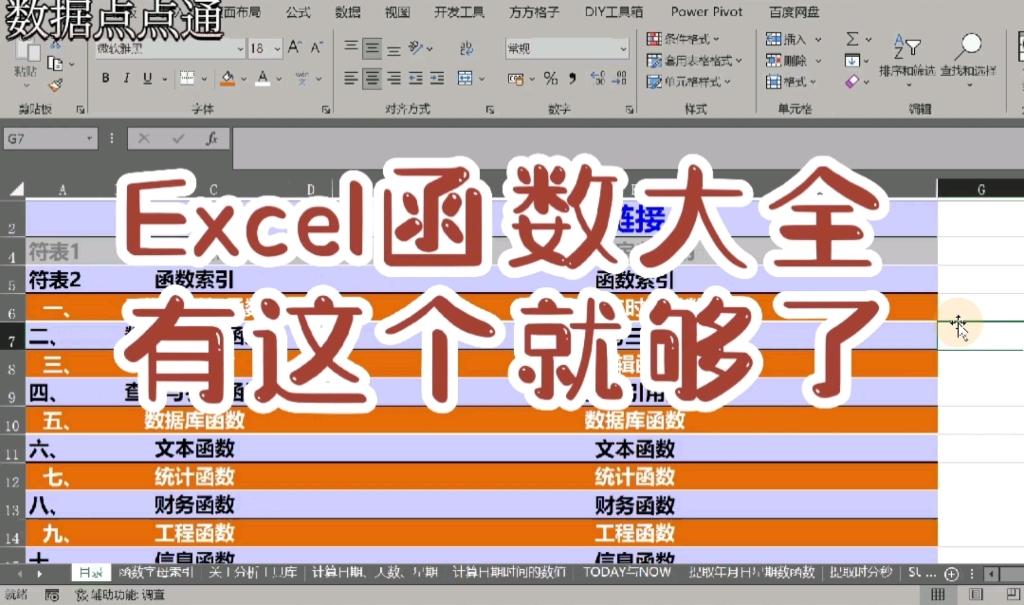 [图]还在到处寻找Excel函数用法？有这个Excel函数大全就够了