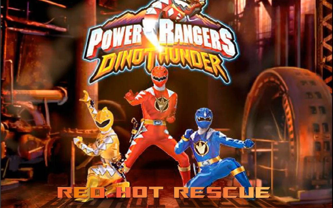 POWER RANGERS DINO THUNDER red hot rescue 美版爆龙战队暴连者 超凡战队恐龙雷鸣 红色紧急救援 游戏游玩单机游戏热门视频