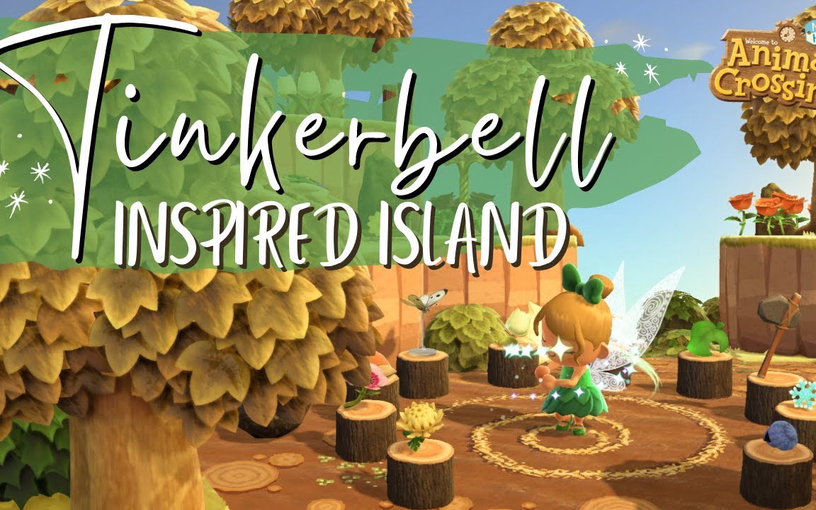 [图]【动森】奇妙仙子小叮当主题小岛 | TINKERBELL INSPIRED ISLAND | Island Tour_ whimsical fairycore