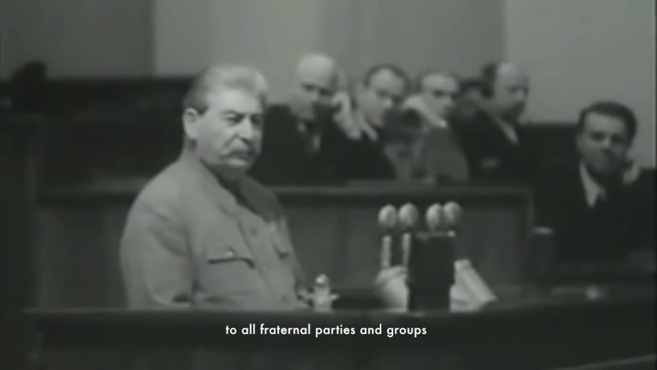 【1952苏联纪录片】斯大林最后一次演说