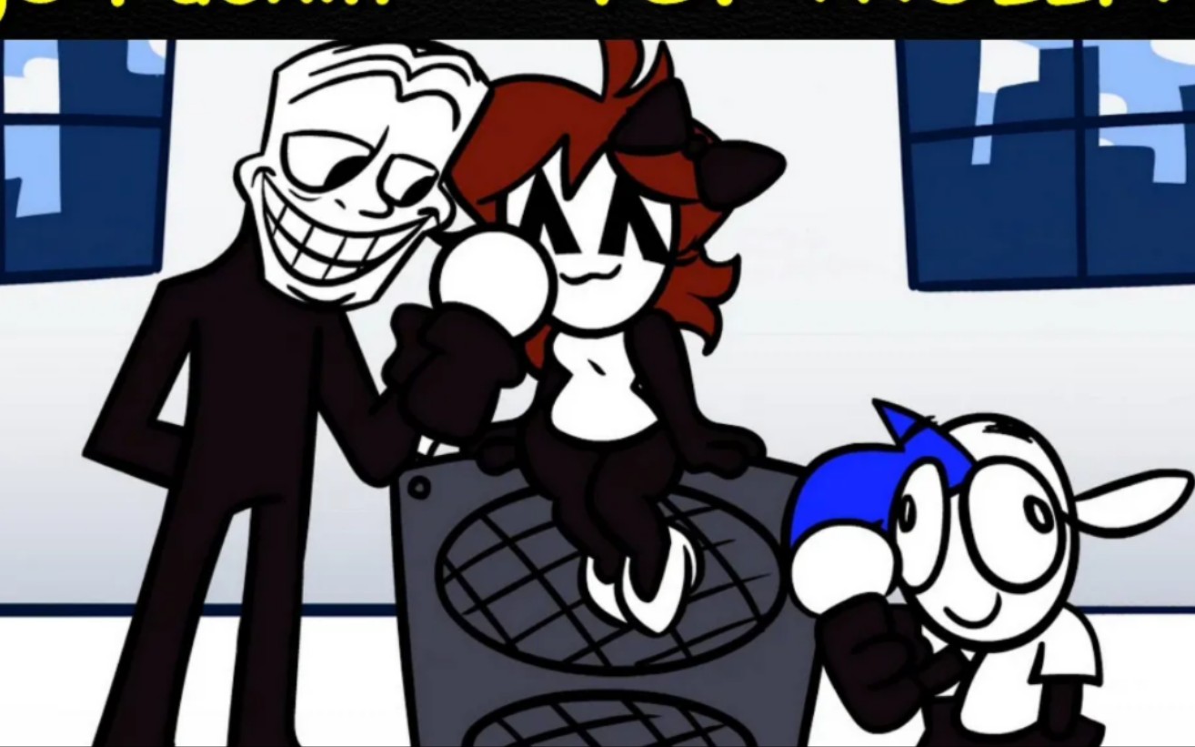 friday night funkin vs trollface full week artstyle fnf mod