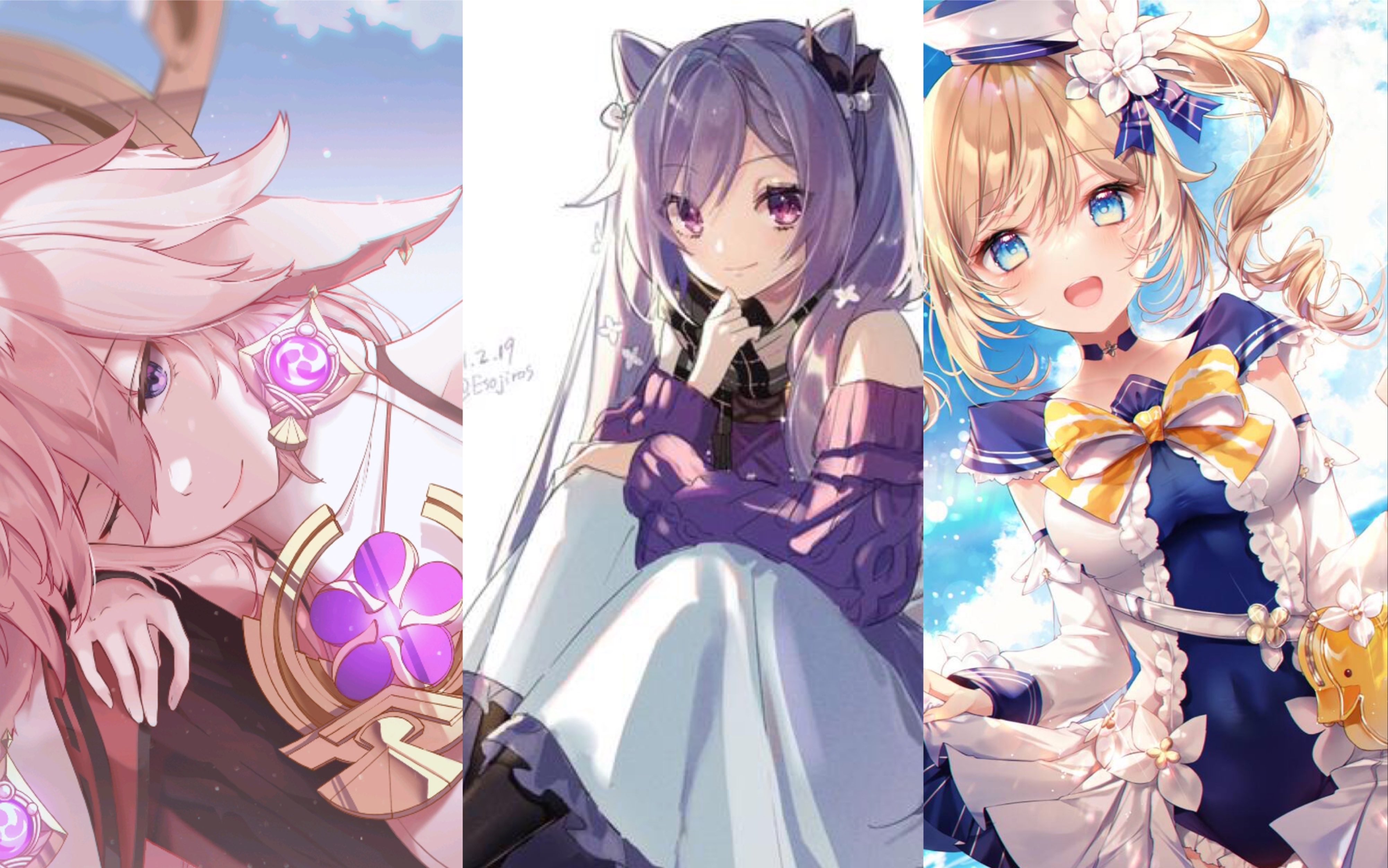 刻晴八重芭芭拉三人携手2.5深渊(非攻略向)