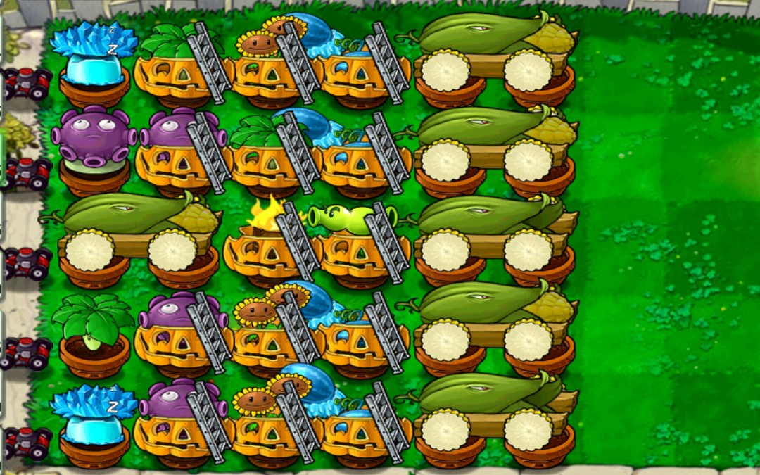 【pvz北美】de白天雙冰六炮