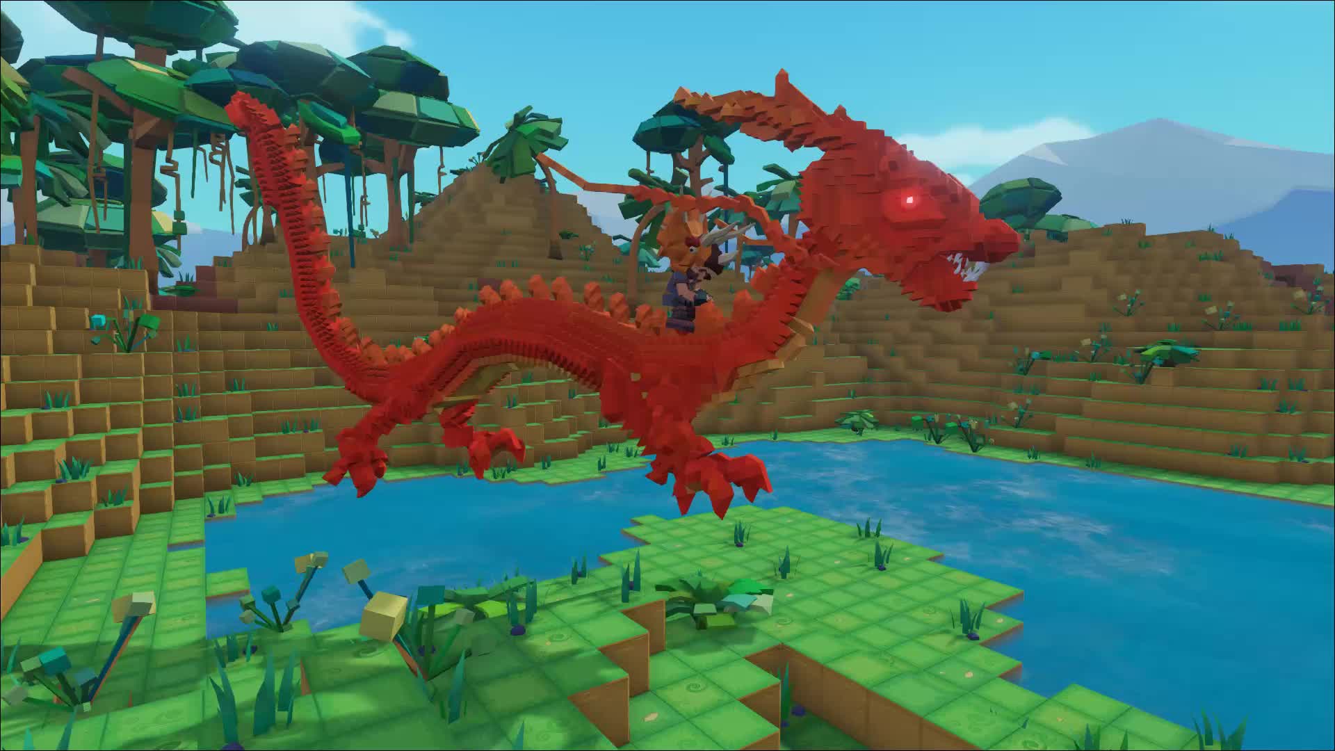 【肉 方块方舟恐龙我的世界游戏101火神龙