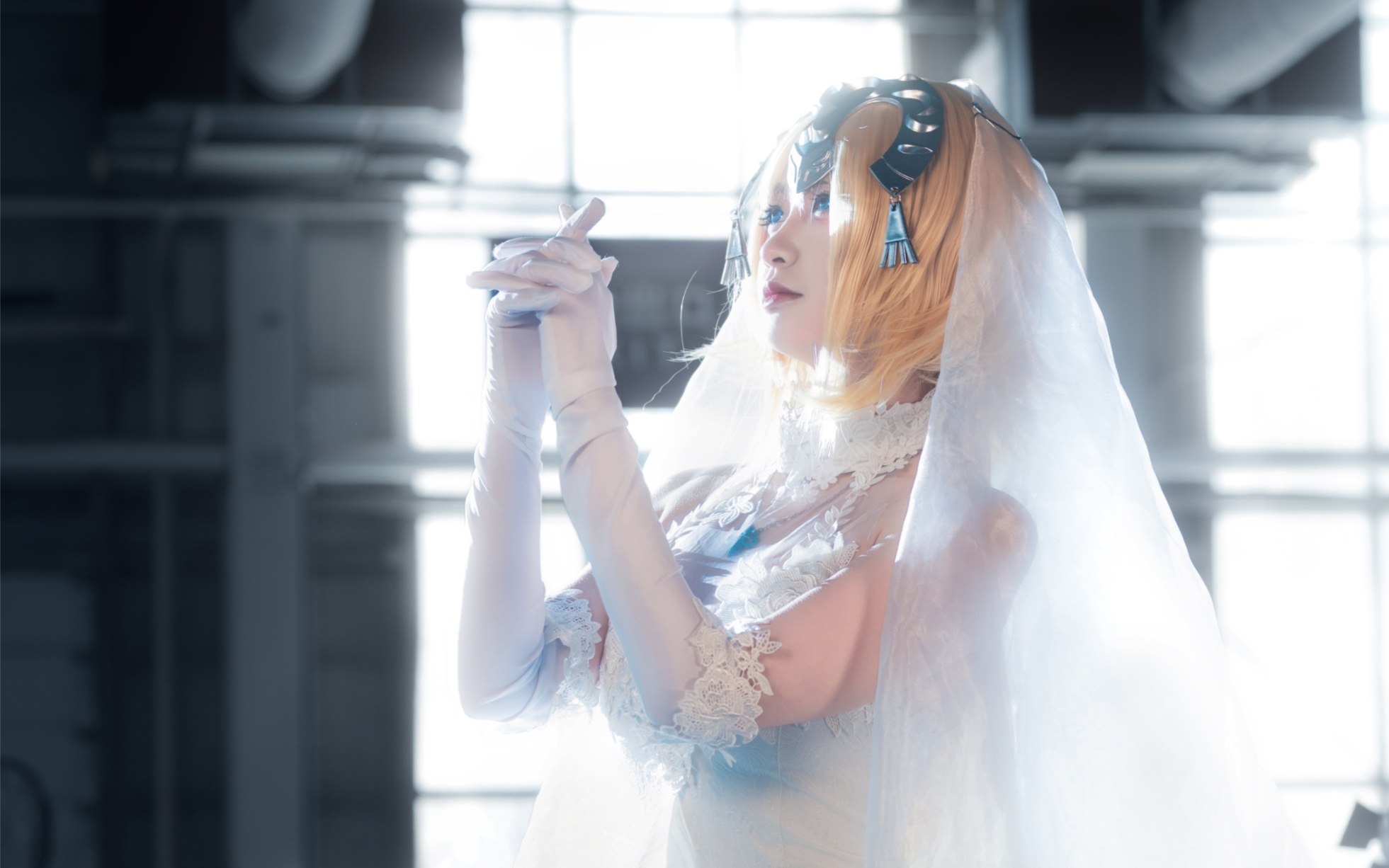 fgo白贞德婚纱场照