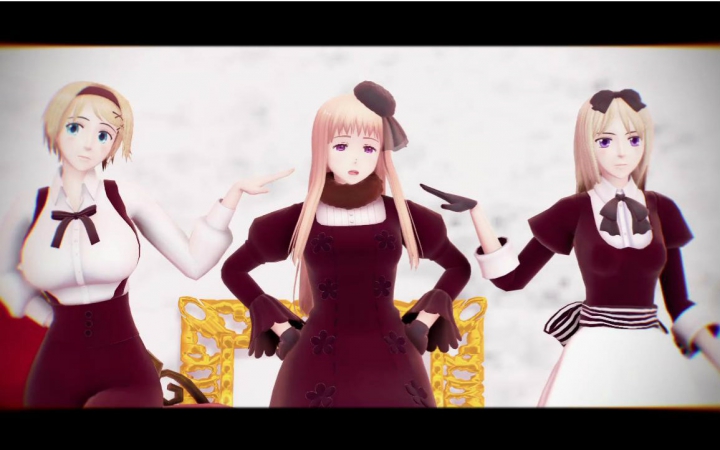 【APH/MMD】雪肌三姐妹的Hurly Burly哔哩哔哩bilibili