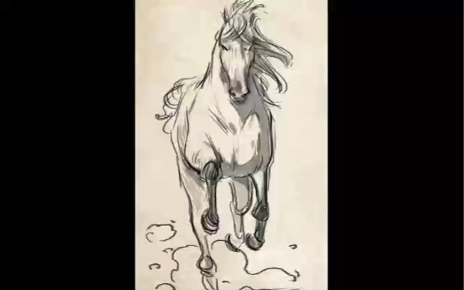 活动作品奔跑的马正面跑动画