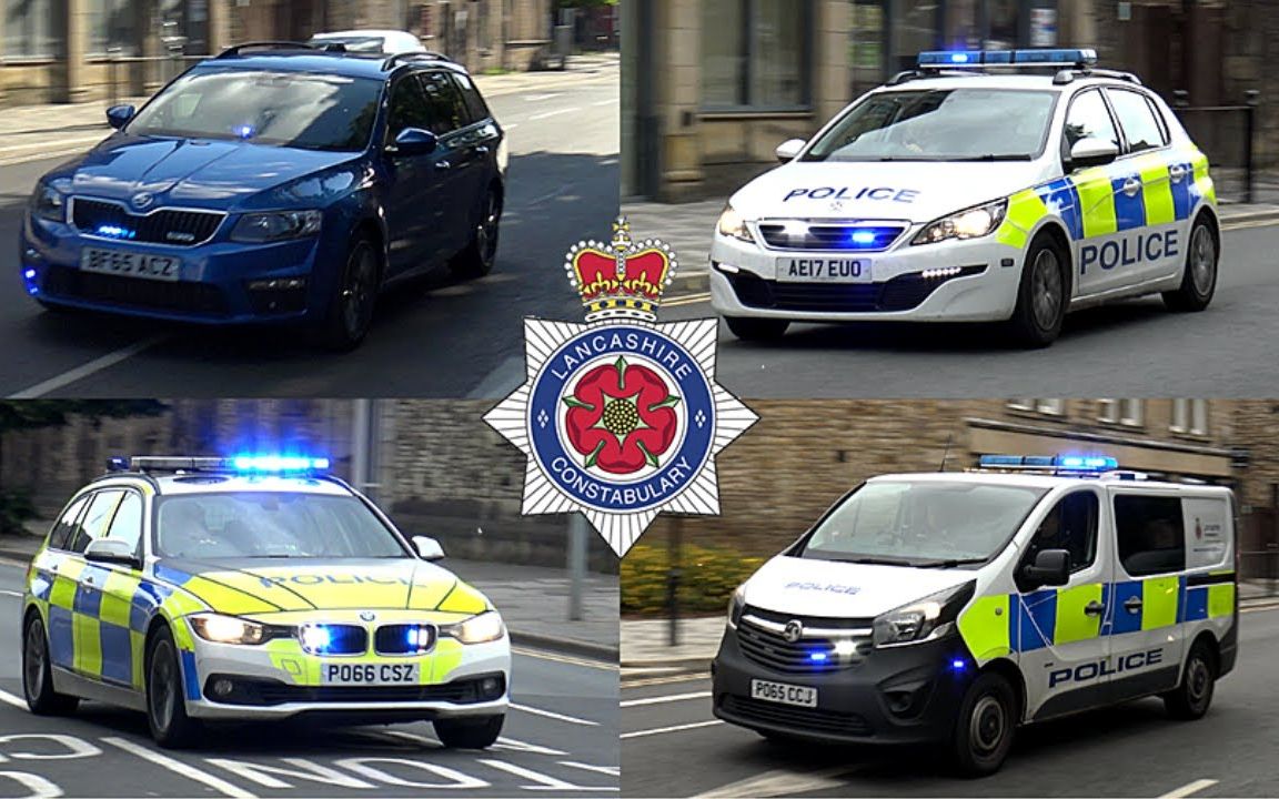 无标识斯柯达明锐vrs性能警车出警英国兰开夏郡警方警车出警合集